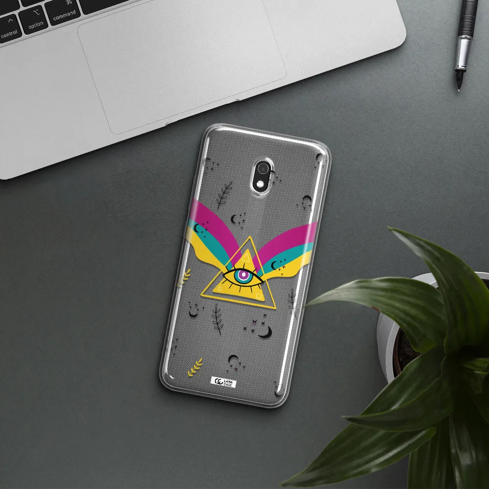 One-Eyed Pyramid Xiaomi Redmi 8A Clear TPU Case