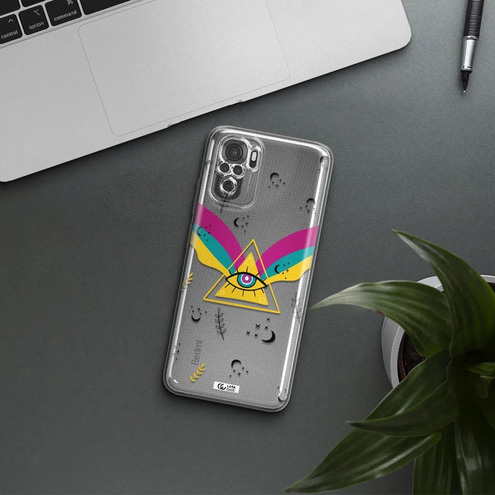 One-Eyed Pyramid Xiaomi Redmi Note 10S Clear Tpu Case