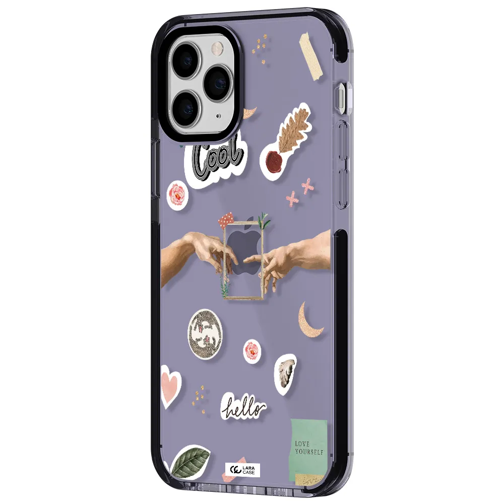 Creation Of Adam Apple iPhone 11 pro max impact Lilac Case