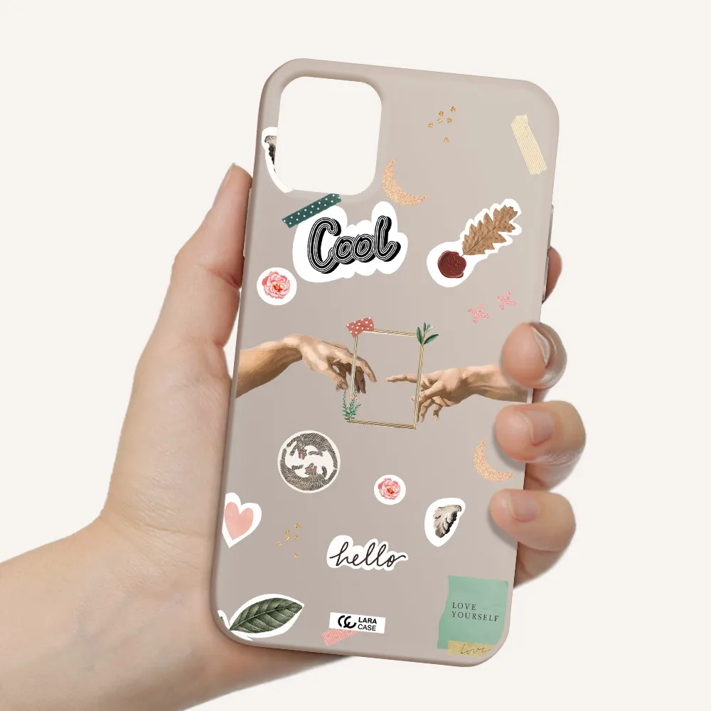 Creation Of Adam Apple iPhone 11 Silicone Stone Case