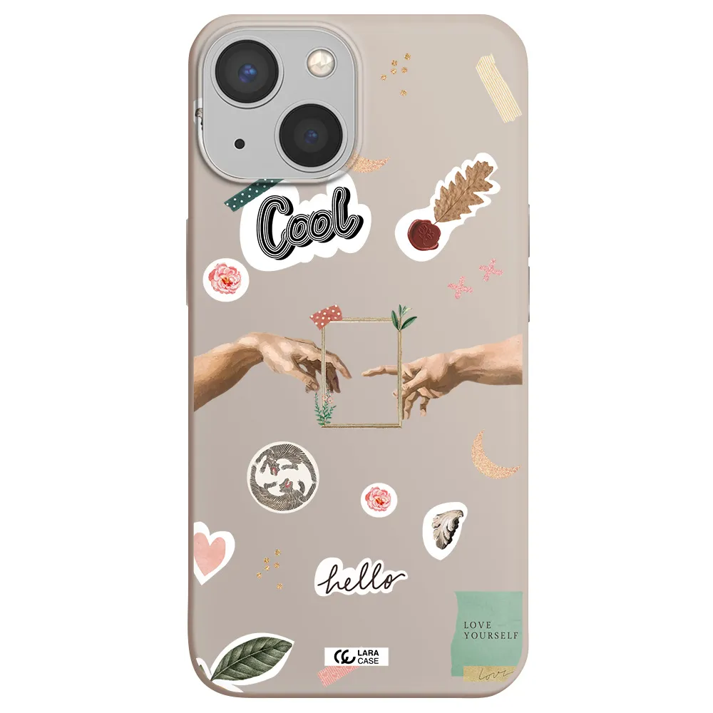 Creation Of Adam Apple iPhone 13 Silicone Stone Case