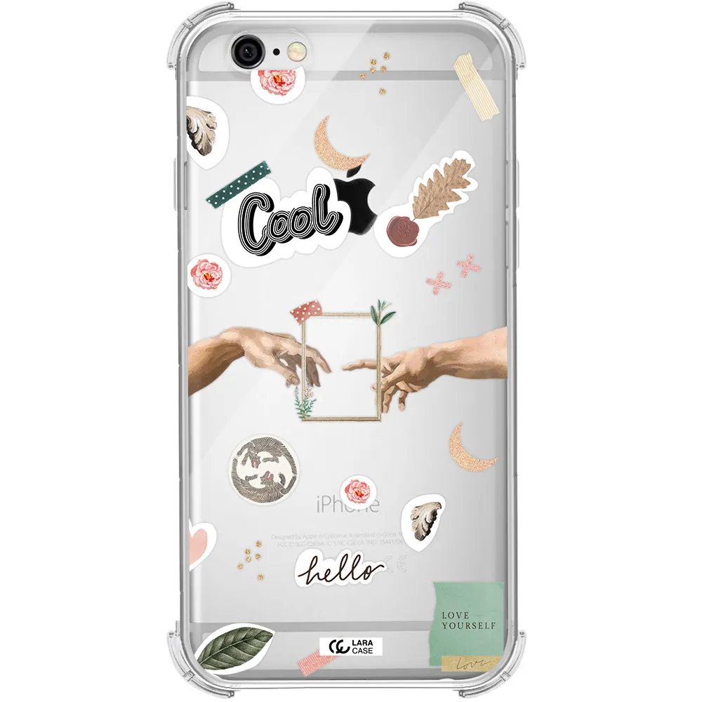 Creation Of Adam Apple iPhone 6 Clear PC Case