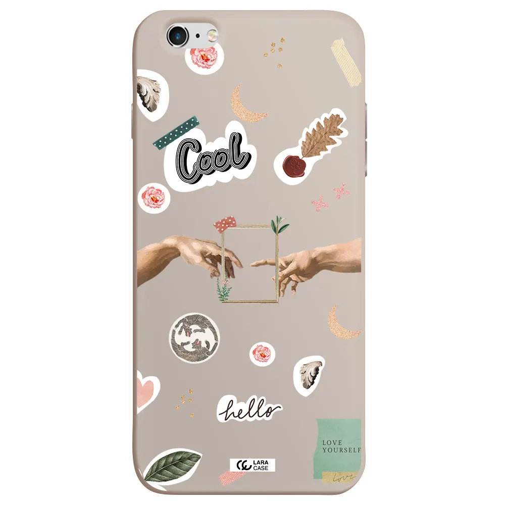 Creation Of Adam Apple iPhone 6 plus Silicone Stone Case