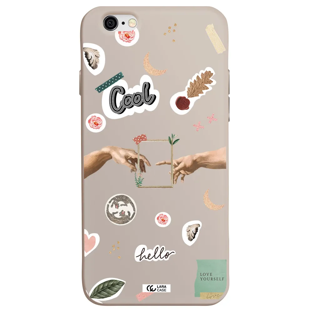 Creation Of Adam Apple iPhone 6 Silicone Stone Case