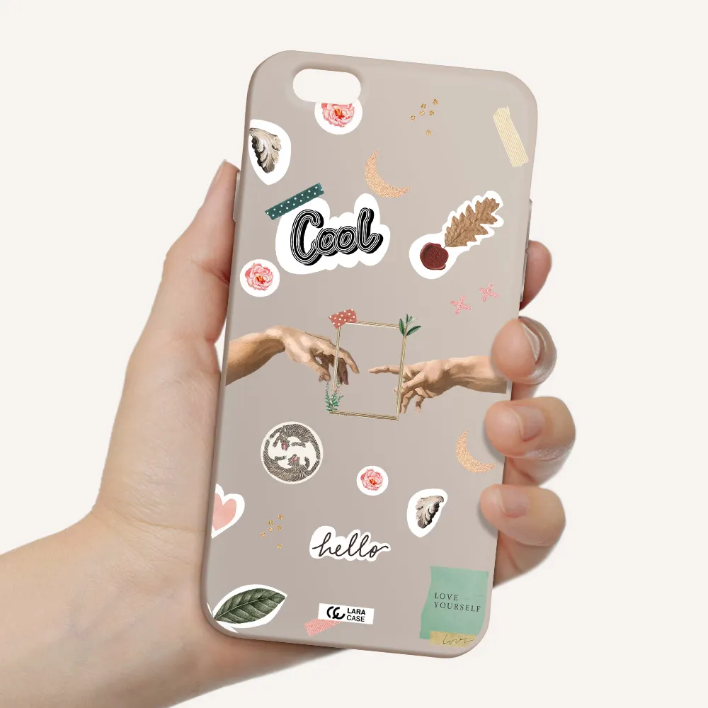 Creation Of Adam Apple iPhone 6 Silicone Stone Case