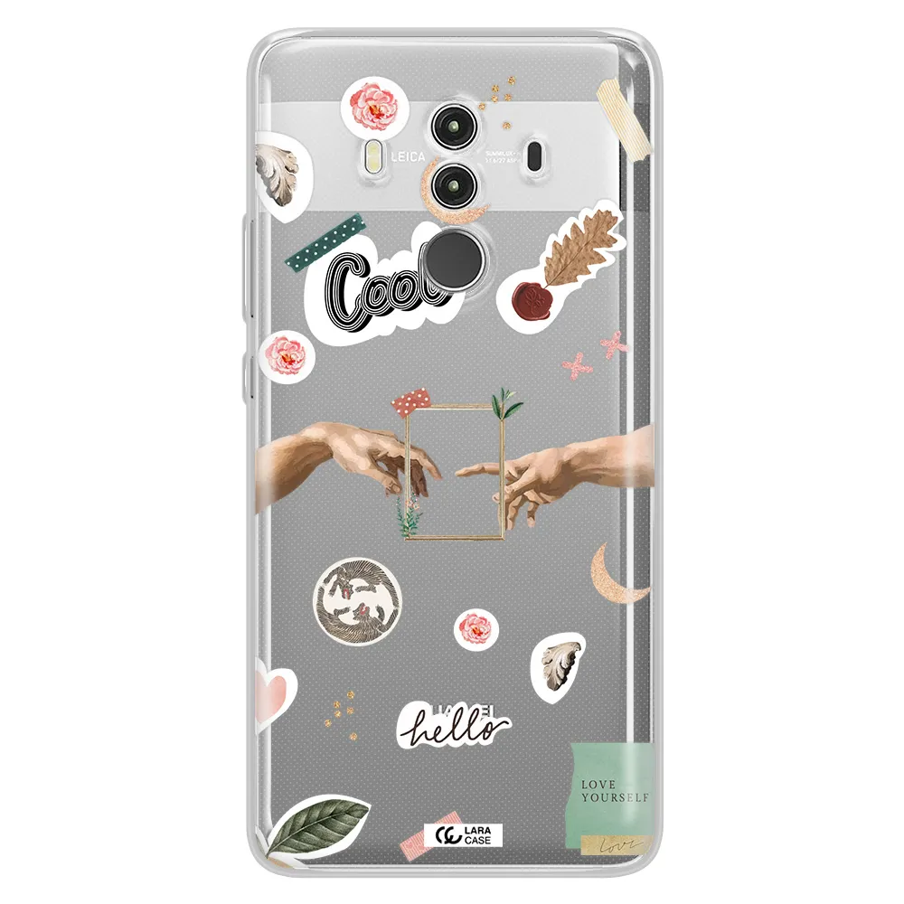 Creation Of Adam Huawei Mate 10 Clear TPU Case