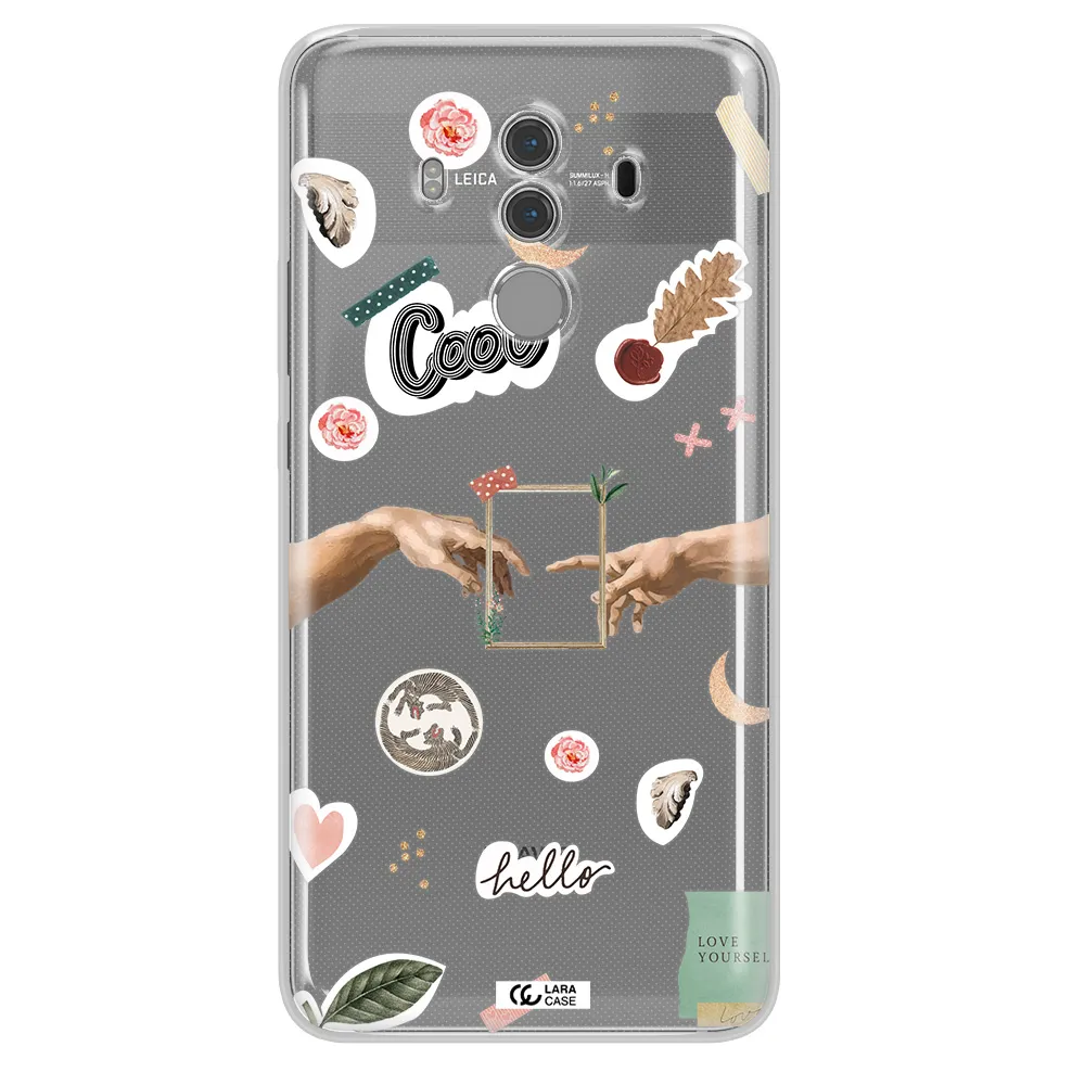 Creation Of Adam Huawei Mate 10 Pro Clear TPU Case