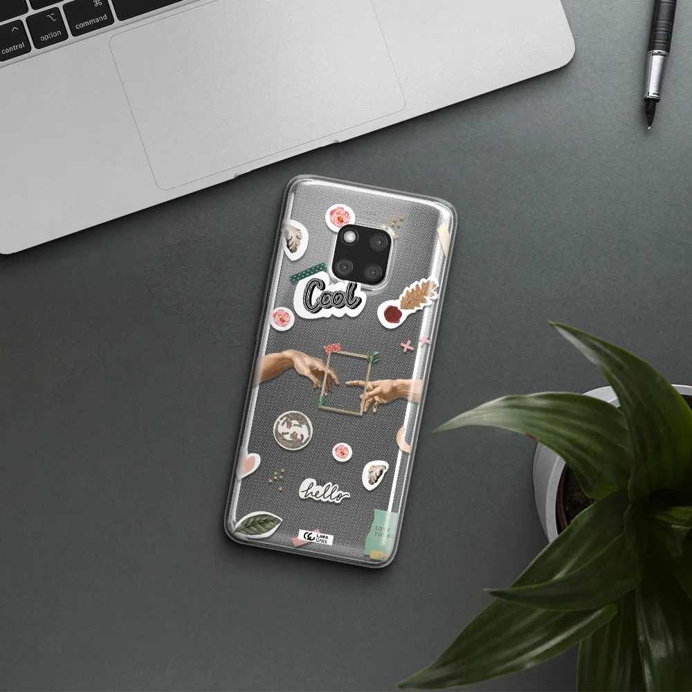 Creation Of Adam Huawei Mate 20 Pro Clear TPU Case