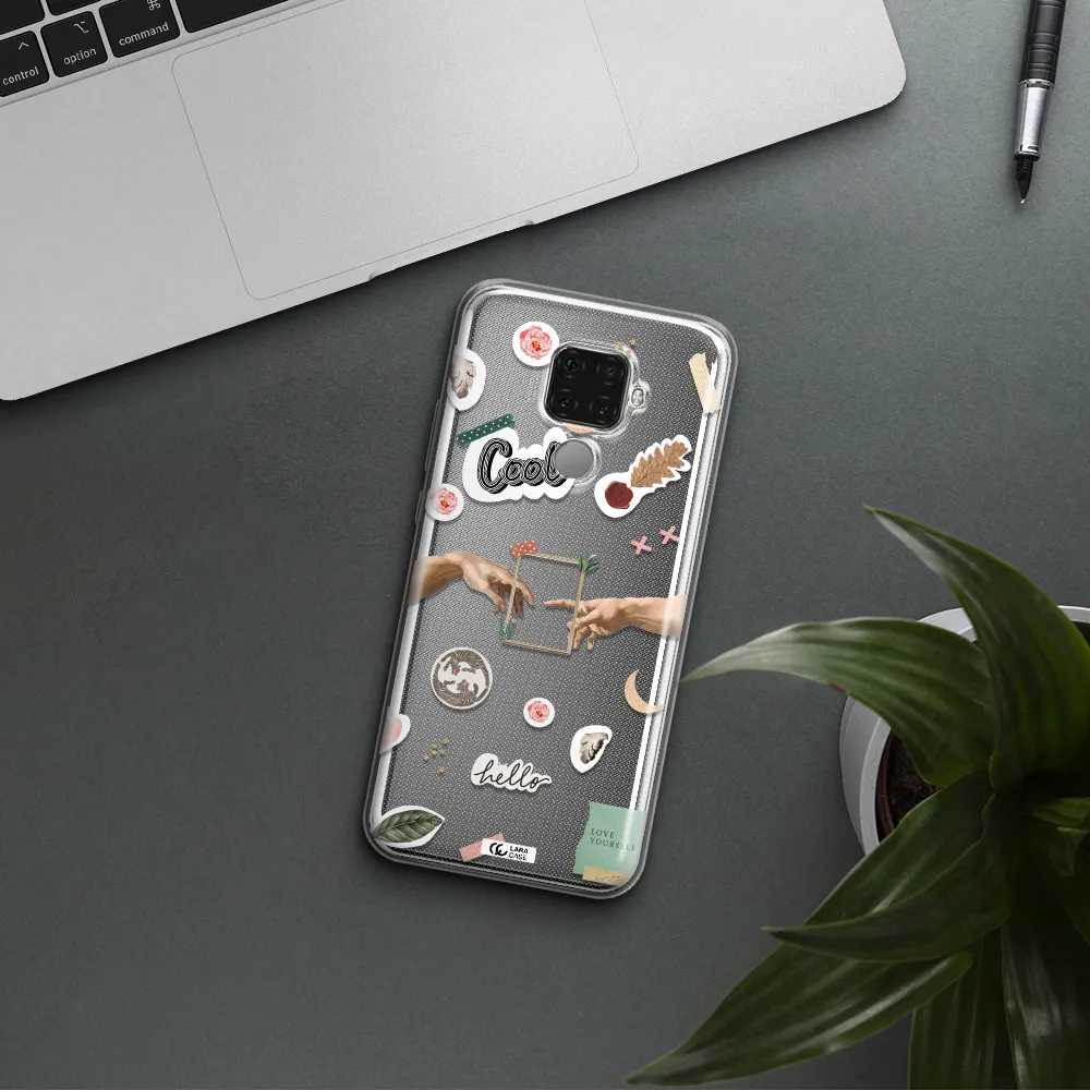 Creation Of Adam Huawei Mate 30 Lite Clear TPU Case