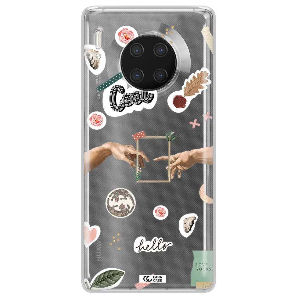 Creation Of Adam Huawei Mate 30 Pro Clear TPU Case