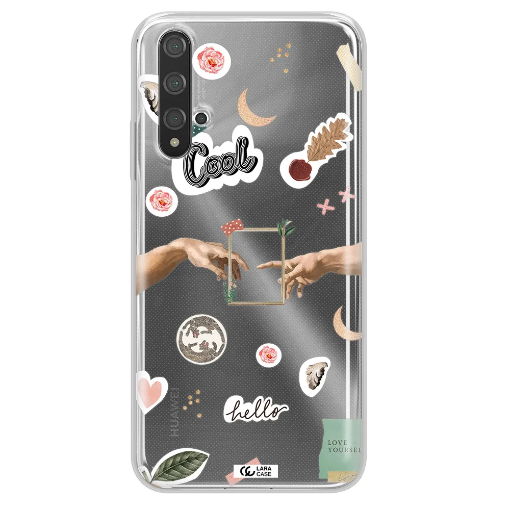 Creation Of Adam Huawei Nova 5t Clear TPU Case