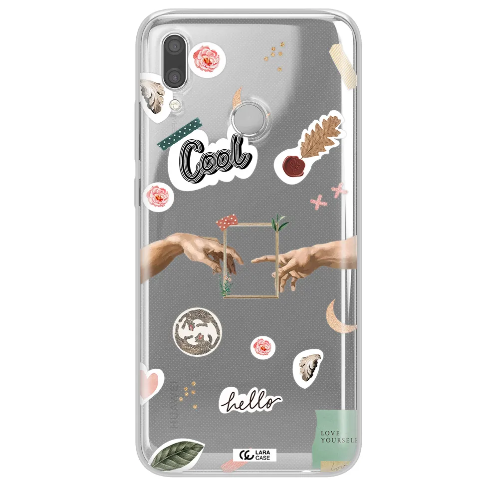Creation Of Adam Huawei P Smart 2019 Clear TPU Case