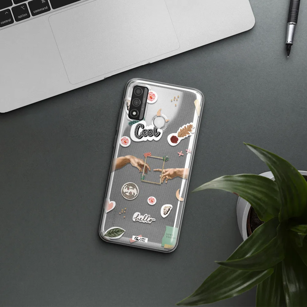 Creation Of Adam Huawei P Smart 2020 Clear TPU Case