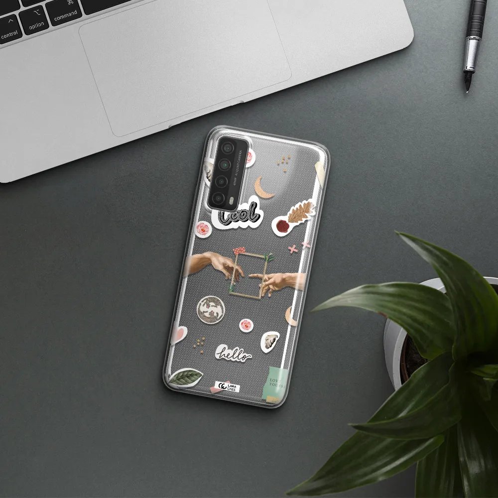 Creation Of Adam Huawei P Smart 2021 Clear TPU Case