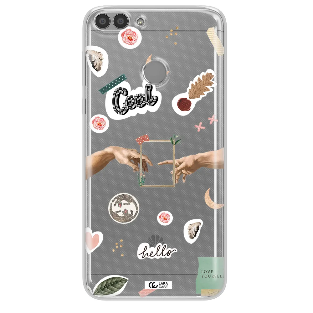 Creation Of Adam Huawei P Smart Clear TPU Case