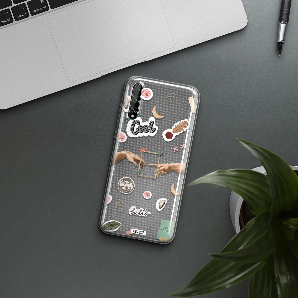 Creation Of Adam Huawei P Smart S Clear TPU Case