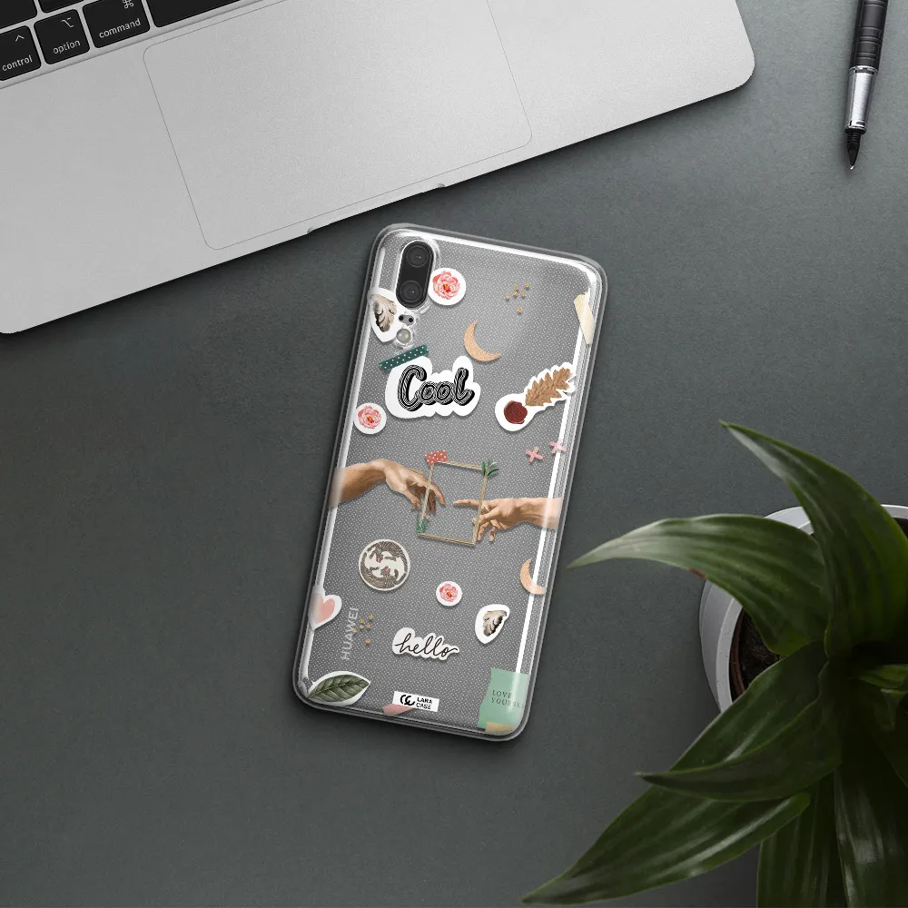 Creation Of Adam Huawei P20 Clear TPU Case