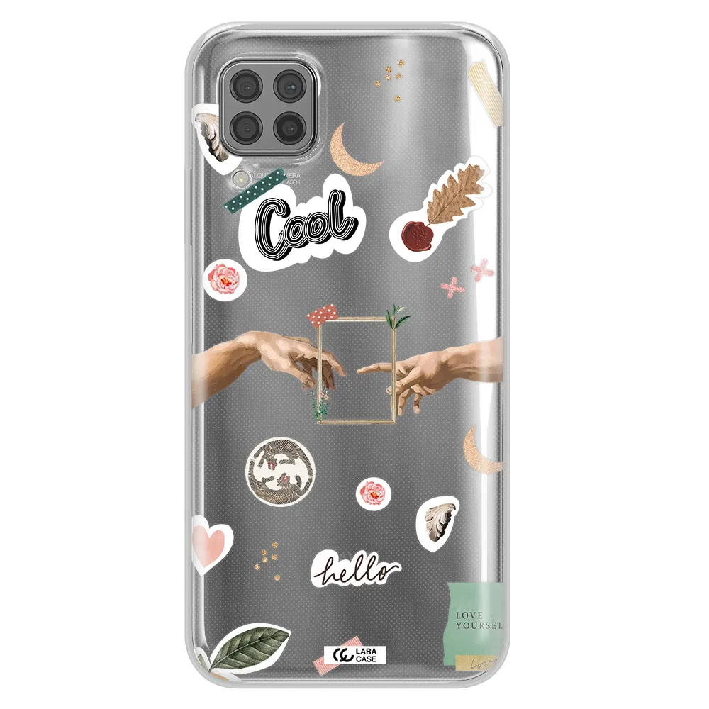 Creation Of Adam Huawei P40 Lite Clear TPU Case