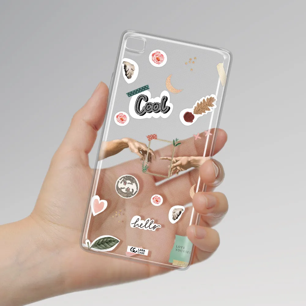 Creation Of Adam Huawei P8 Clear TPU Case