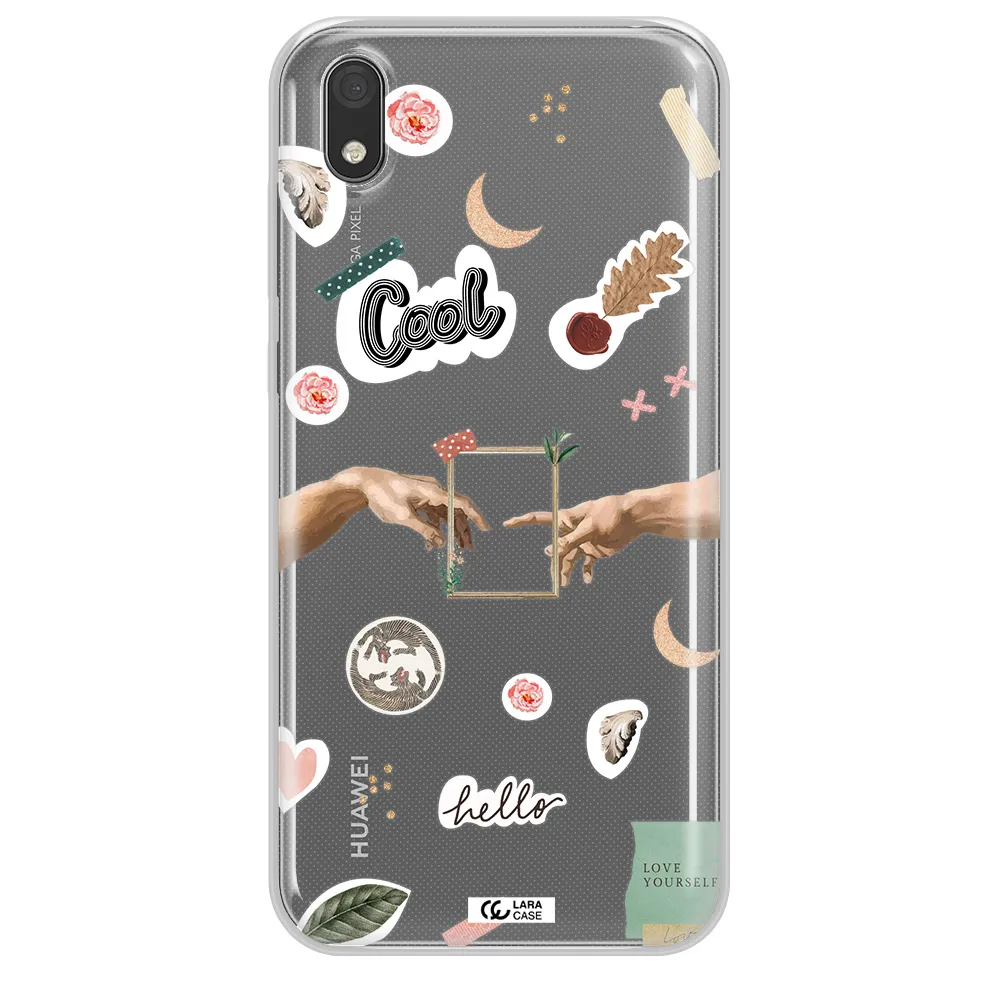 Creation Of Adam Huawei Y5 2019 Clear TPU Case