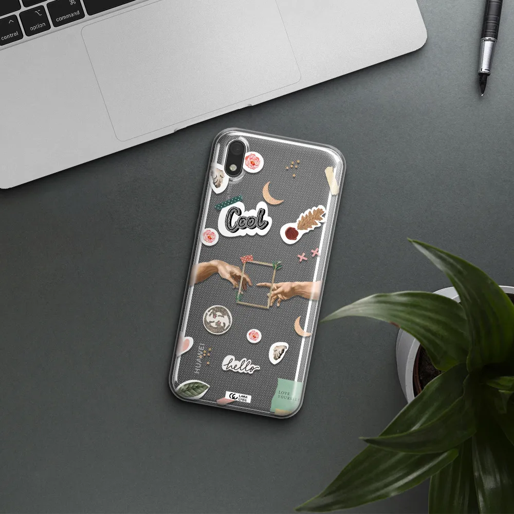 Creation Of Adam Huawei Y5 2019 Clear TPU Case