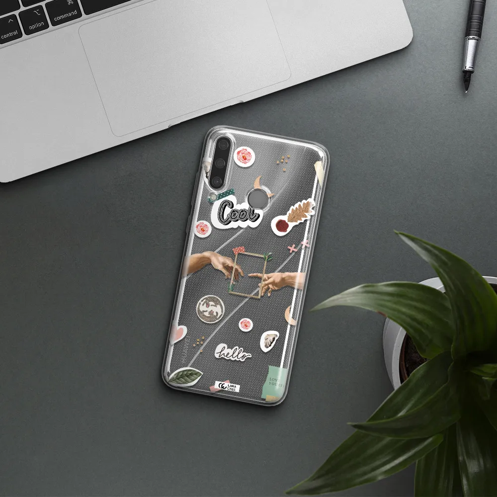 Creation Of Adam Huawei Y6P Clear TPU Case