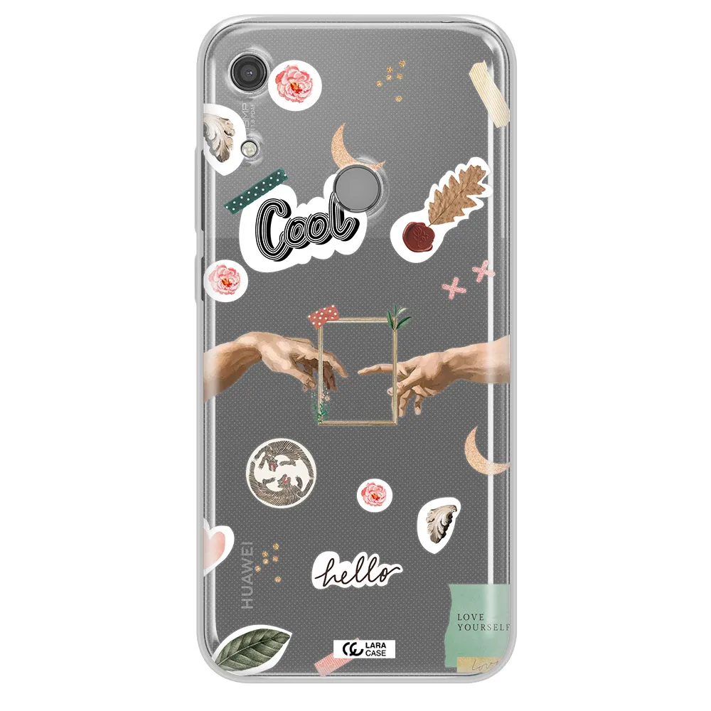 Creation Of Adam Huawei Y6S Clear TPU Case