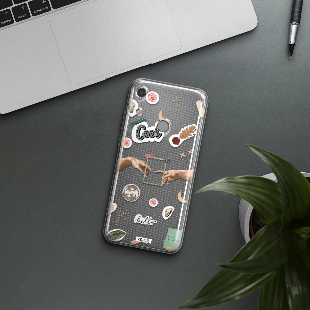 Creation Of Adam Huawei Y6S Clear TPU Case