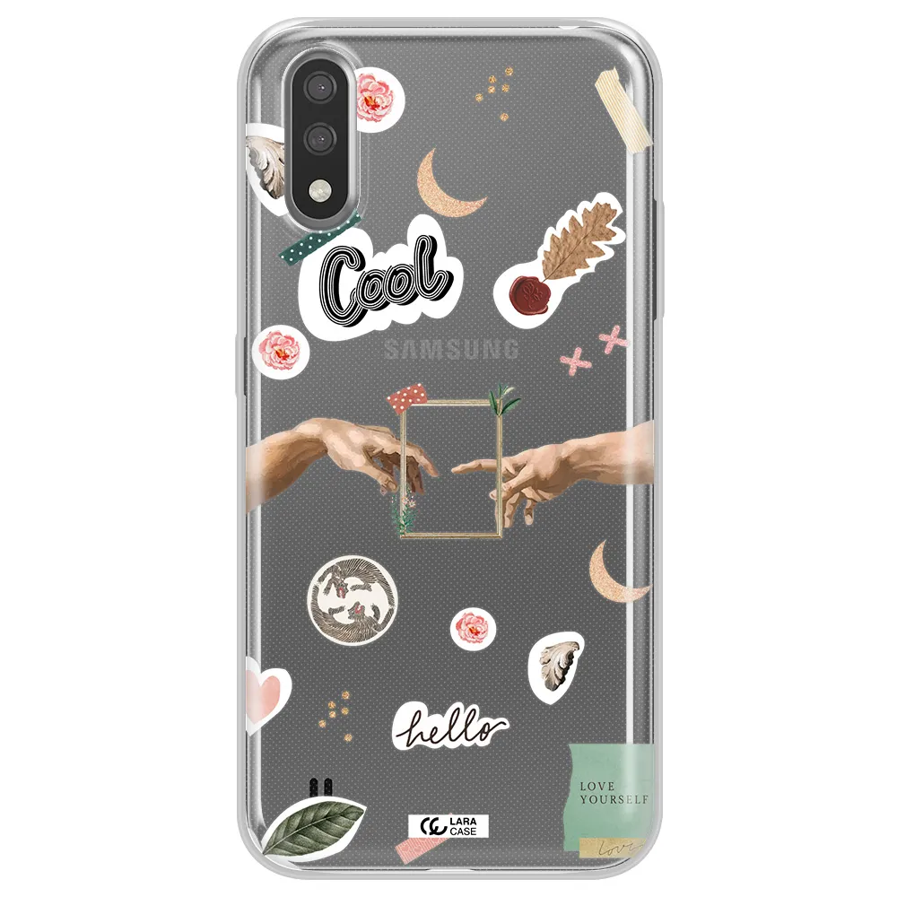 Creation Of Adam Samsung A01 Clear TPU Case