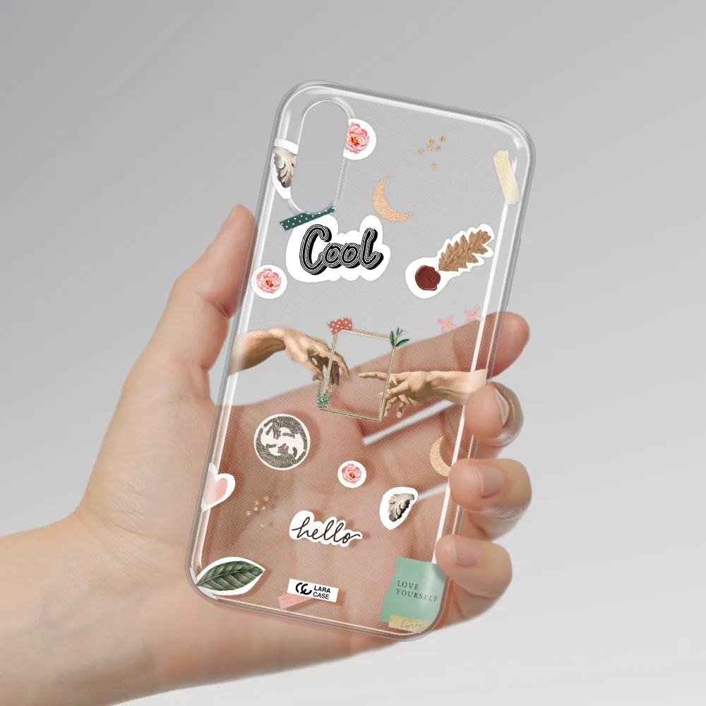 Creation Of Adam Samsung A01 Clear TPU Case