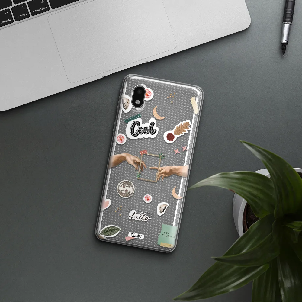 Creation Of Adam Samsung A01 Core Clear Tpu Case