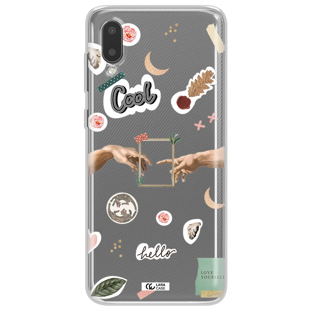 Creation Of Adam Samsung A02 Clear TPU Case