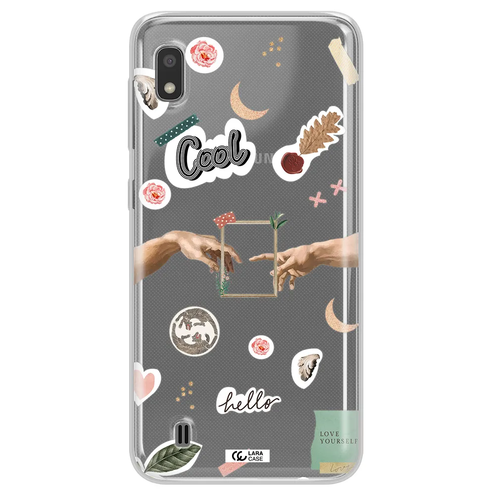 Creation Of Adam Samsung A10 Clear TPU Case