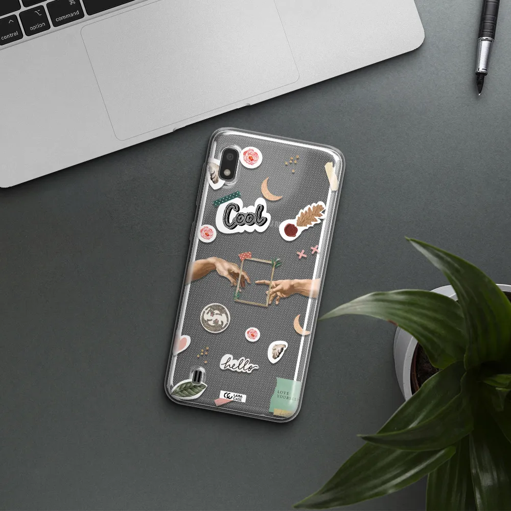 Creation Of Adam Samsung A10 Clear TPU Case
