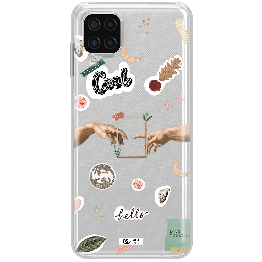 Creation Of Adam Samsung A12 4g Clear TPU Case