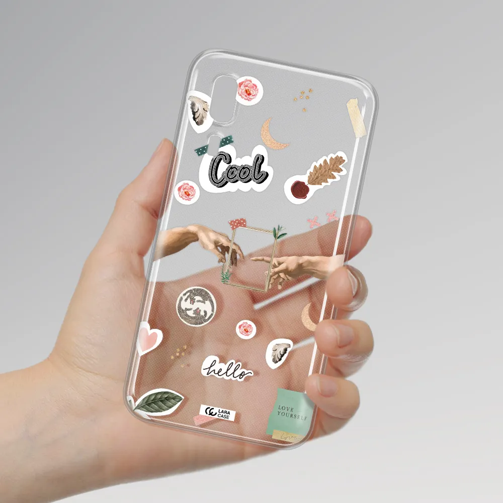 Creation Of Adam Samsung A2 Core Clear TPU Case