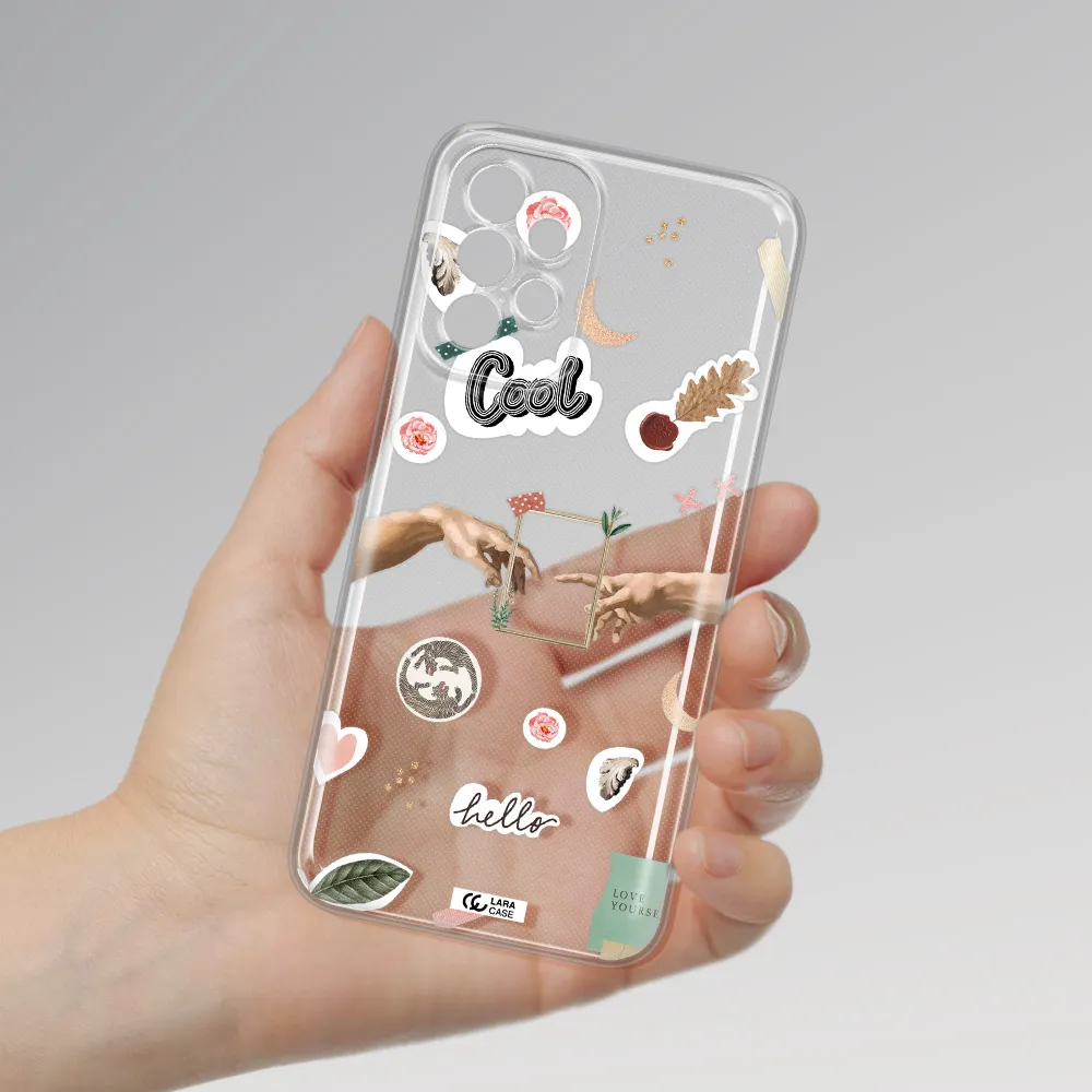 Creation Of Adam Samsung A23 5G Clear Tpu Case