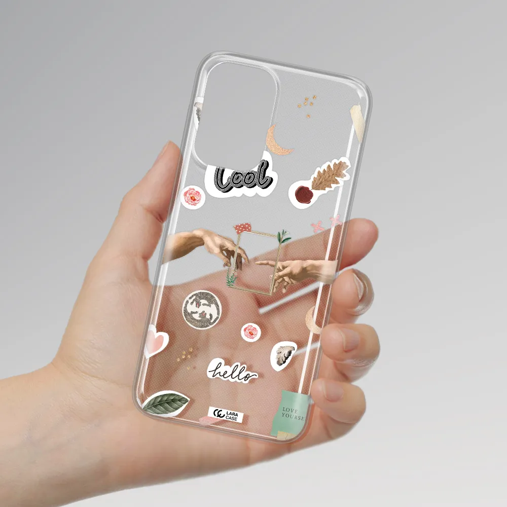 Creation Of Adam Samsung A23 Clear TPU Case