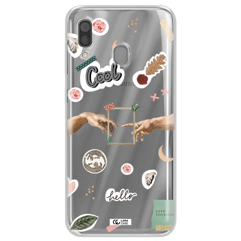 Creation Of Adam Samsung A30 Clear TPU Case