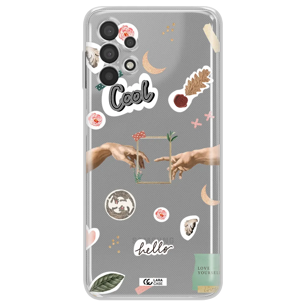 Creation Of Adam Samsung A32 Clear TPU Case