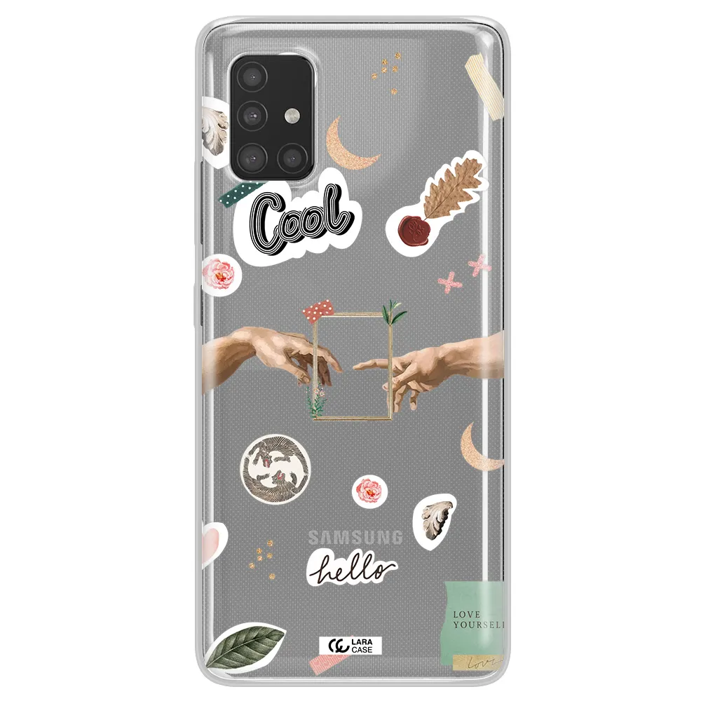 Creation Of Adam Samsung A51 Clear TPU Case