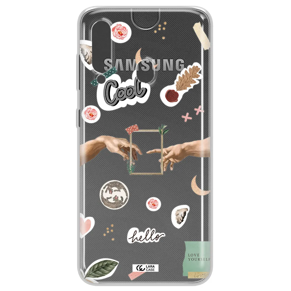 Creation Of Adam Samsung A60 Clear TPU Case