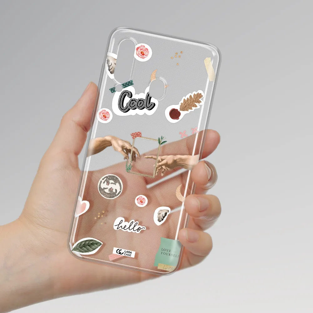 Creation Of Adam Samsung A60 Clear TPU Case