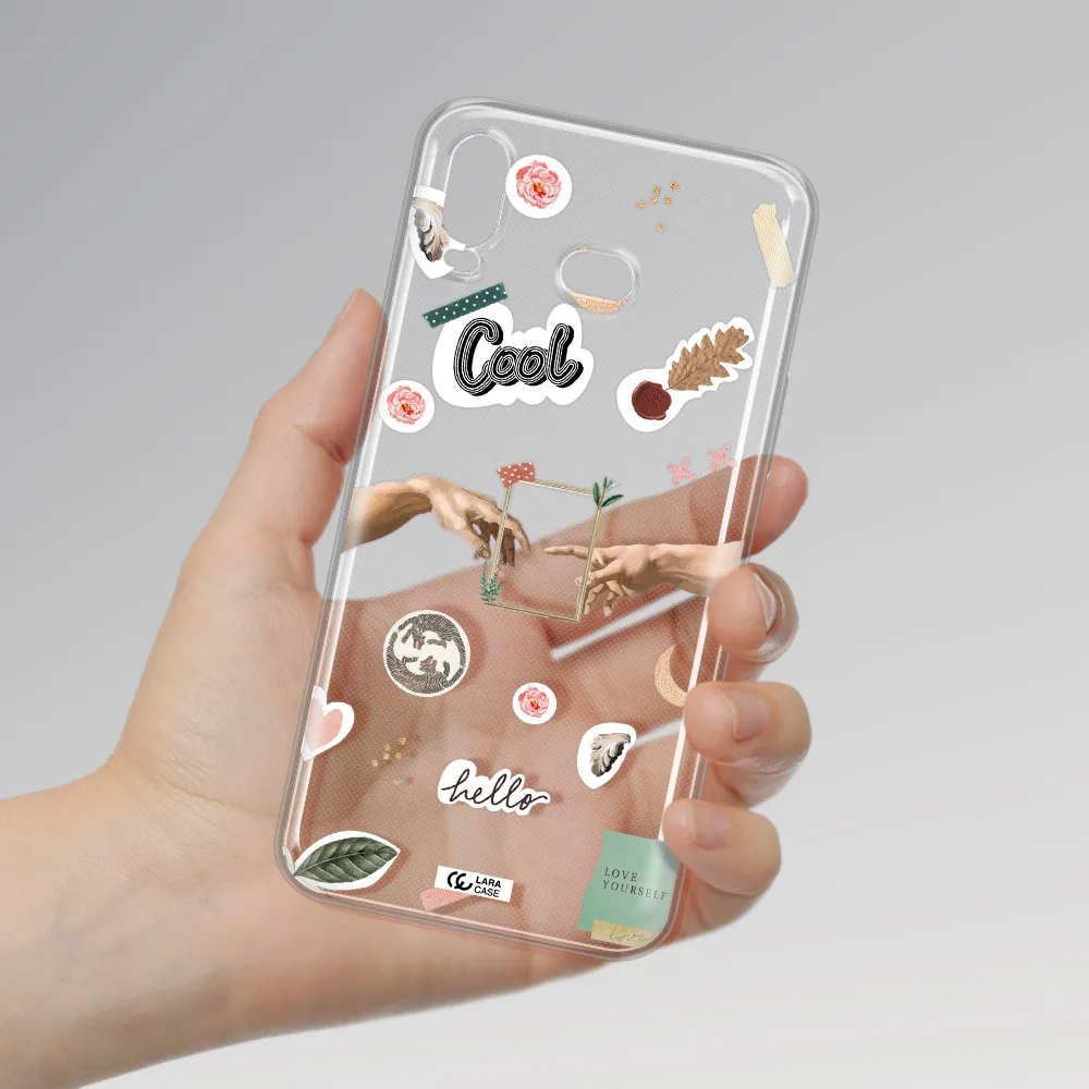 Creation Of Adam Samsung A6S Clear TPU Case