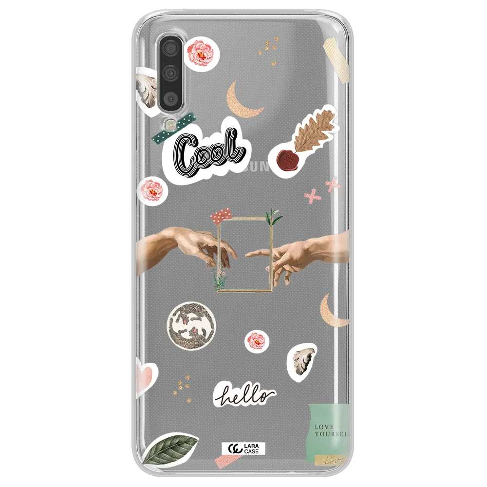 Creation Of Adam Samsung A70 Clear TPU Case
