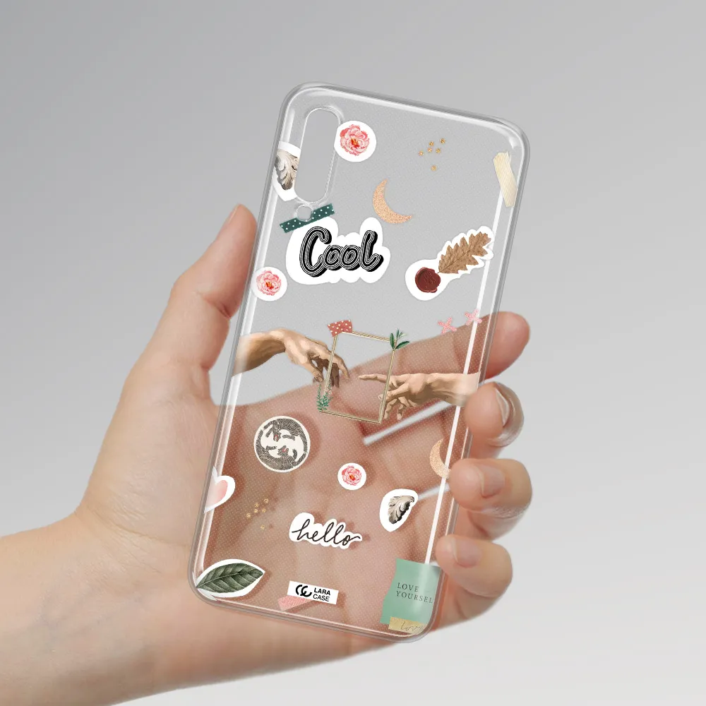 Creation Of Adam Samsung A70S Clear Tpu Case