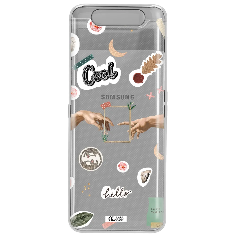 Creation Of Adam Samsung A80 Clear TPU Case