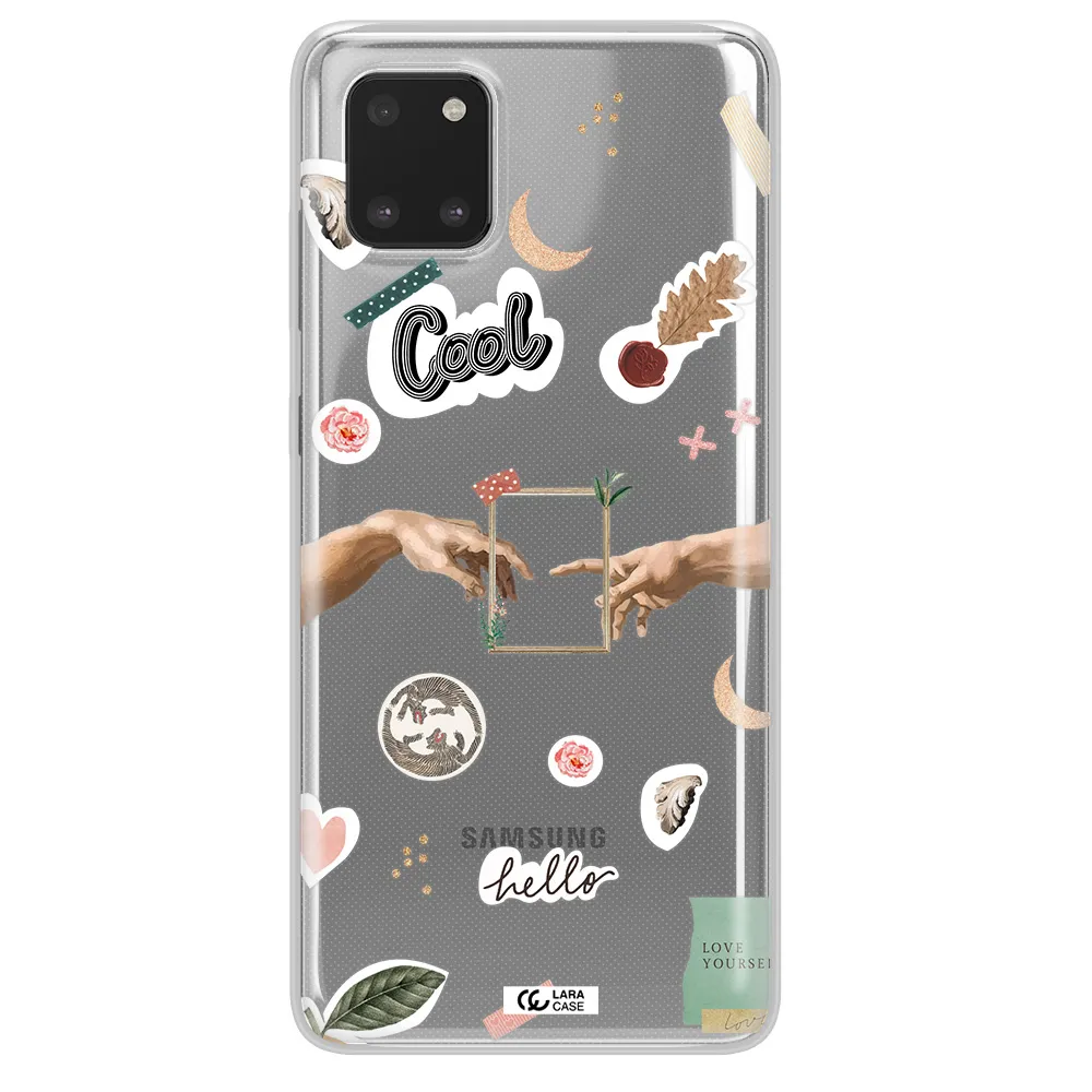 Creation Of Adam Samsung A81 Clear TPU Case