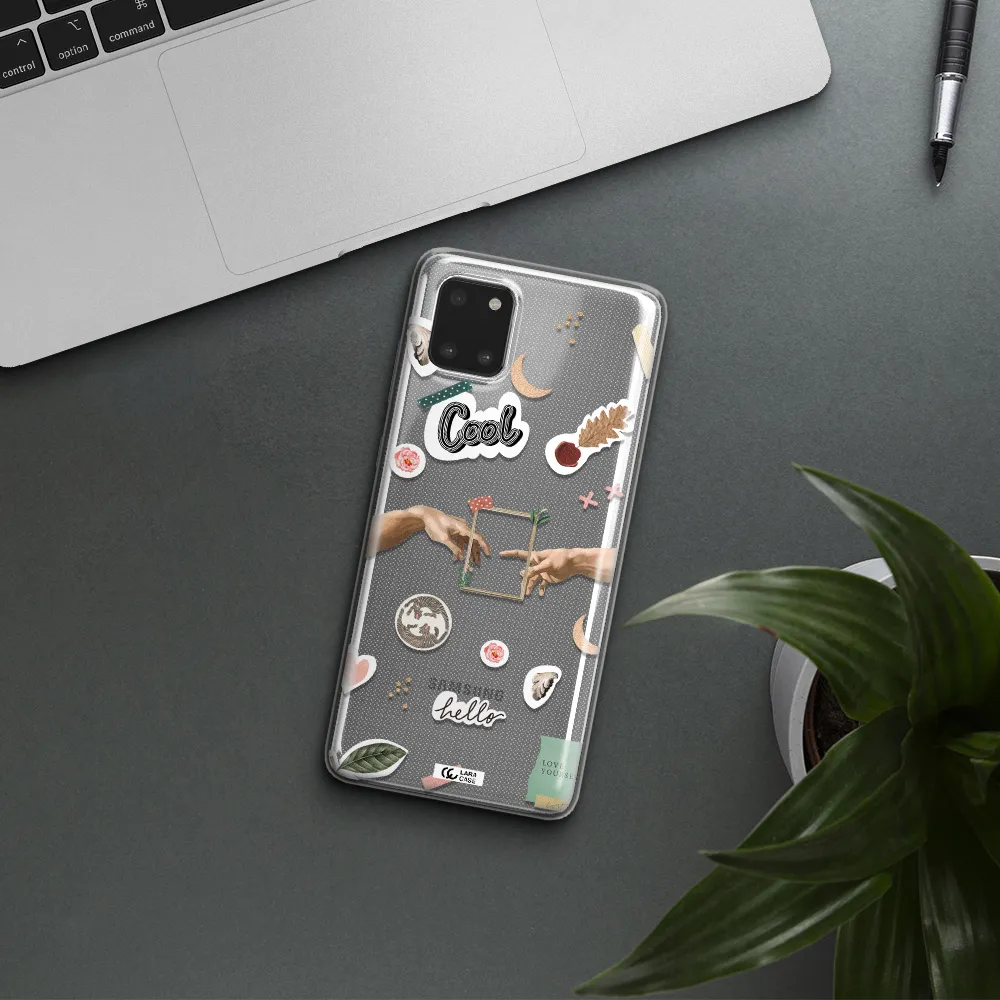 Creation Of Adam Samsung A81 Clear TPU Case
