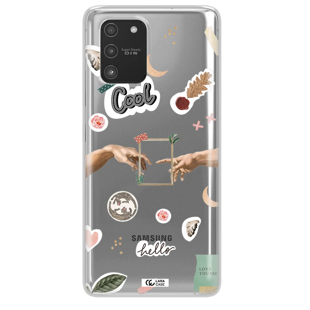 Creation Of Adam Samsung A91 Clear TPU Case
